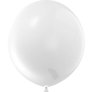 24" Essential White (5pcs) Luma Balloons