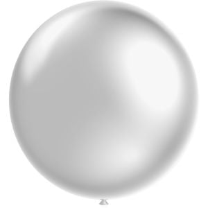 36" Lux Silver (3pcs) Luma Balloons