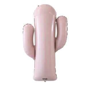 35” Blush Pink Cactus Balloon