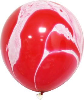 12" Agate Marble Red (50pcs) Celetex