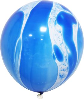 12" Agate Marble Blue (50pcs) Celetex