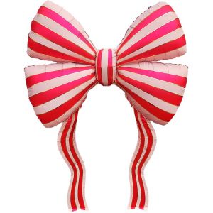 42" Red Ribbon Bow Balloon