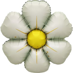 29" Cream Daisy Balloon