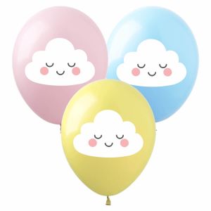 12" Clouds Pastel Assortment (50pcs) Balloons