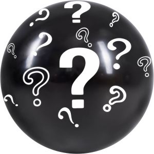 36" Gender Reveal Question Marks (1pcs) Balloons