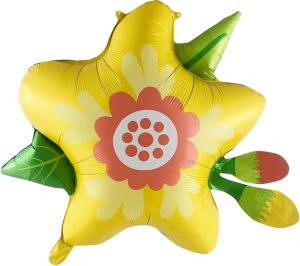 30" Yellow Flower Balloon