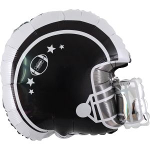 22" Football Helmet White Balloon
