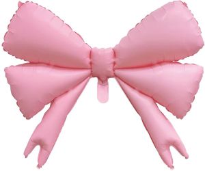 30" Matte Pink Bow Balloon