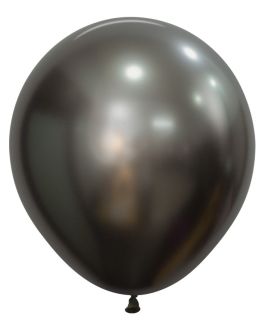 18" Silk Midnight Grey (25pcs) Sempertex Balloons
