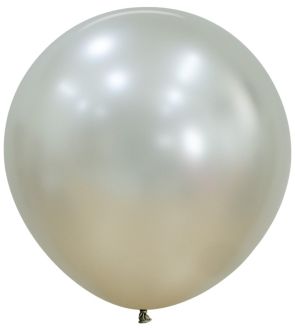 24" Silk Cream Pearl (10pcs) Sempertex Balloons