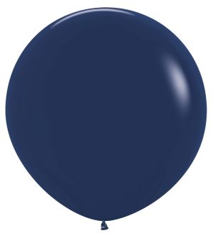 36" Fashion Navy Blue (2pcs) Sempertex Balloons
