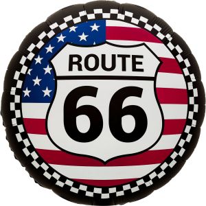 18" Route 66 Highway Sign Balloon