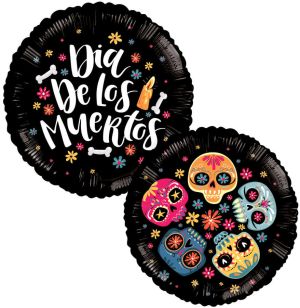 18" Boo-La-La Sugar Day of the Dead Balloon