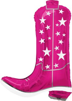 26" Cowgirly Boot Balloon