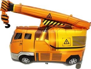 25" Crane Truck Balloon