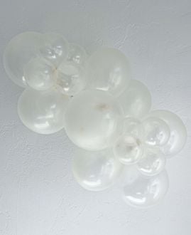 260 Crystal Clear (50pcs) TufTex Balloons