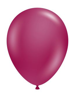 17" Crystal Burgundy (50pcs) TufTex Balloons