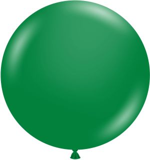 24" Crystal Emerald Green (3pcs) TufTex Balloons