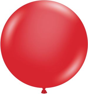 24" Crystal Red (3pcs) TufTex Balloons