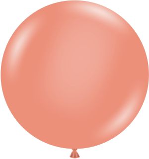 24" Metallic Rose Gold (3pcs) TufTex Balloons