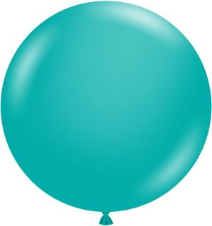 24" Teal (3pcs) TufTex Balloons