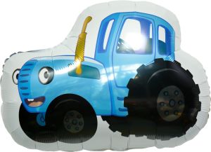 20" The Blue Tractor Balloon