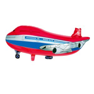 24" Airplane Red Balloon