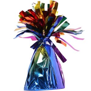 Rainbow Foil Balloon Weight