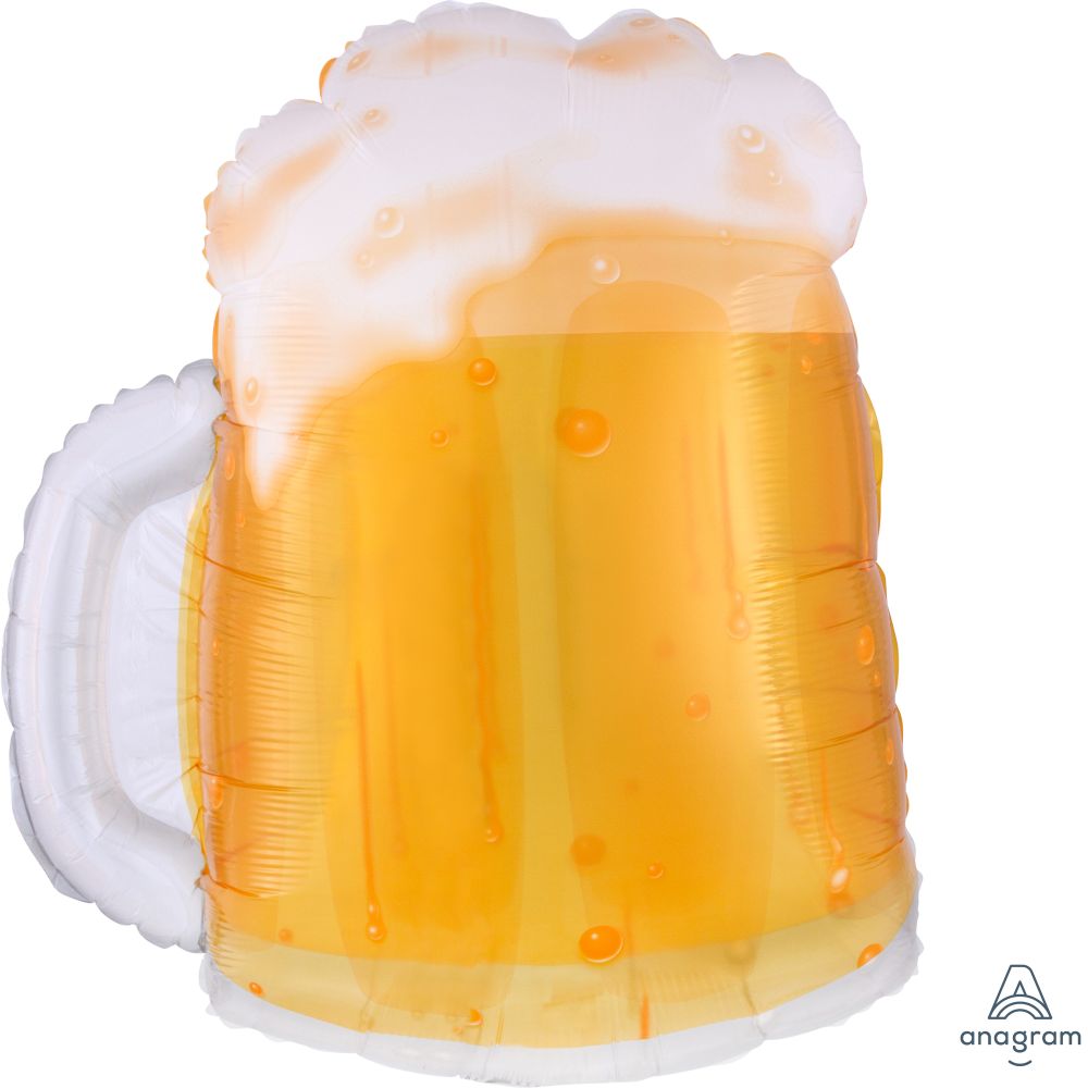 SuperShape Beer Mug Clear Balloon