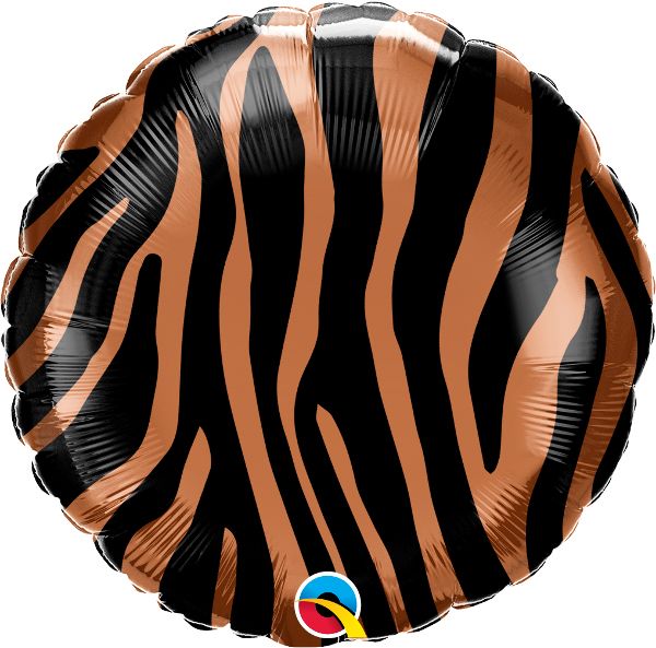 18" Tiger Stripes Pattern Balloon