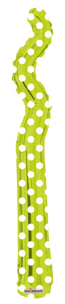 Kurly Zig Zag Kiwi Dots Balloon