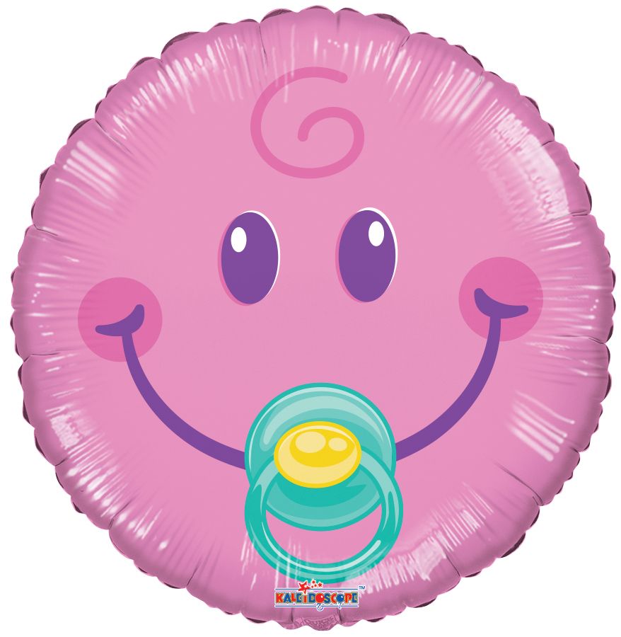 04" Smiley Girl Balloon