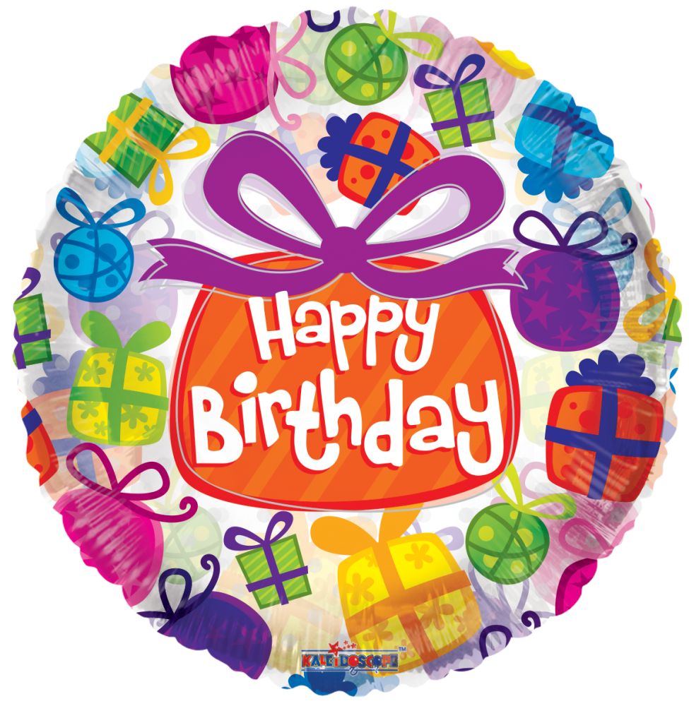 18" Birthday Presents Balloon