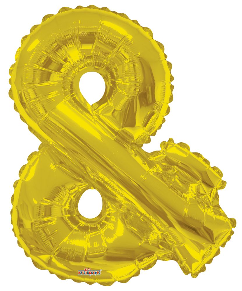 34" Gold Symbol & Dollar Balloon