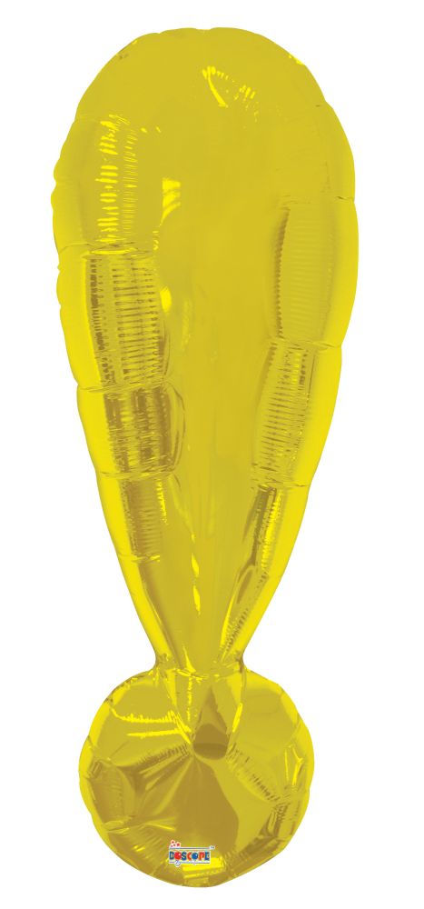 34" Gold Symbol ! Exclamation Balloon