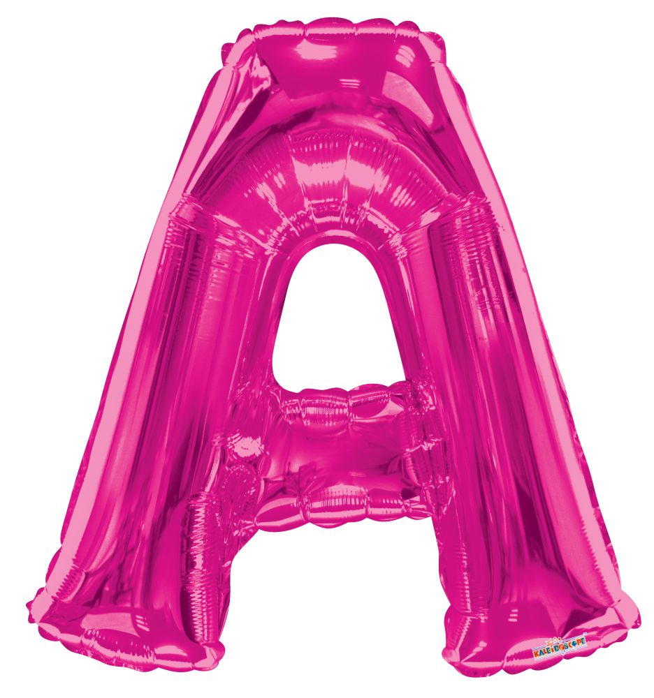 34" Pink Letter A Balloon