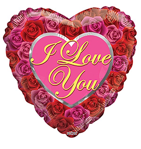 09" Love with Roses Balloon