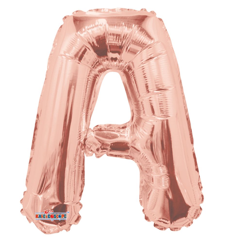 14" Rose Gold Letter A Balloon