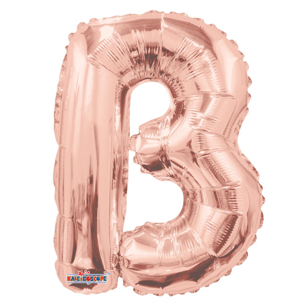 14" Rose Gold Letter B Balloon