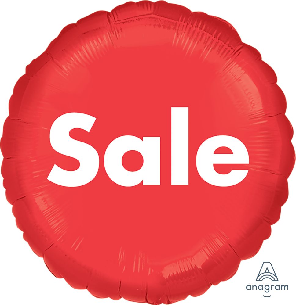 18" Point of Purchase Sale (non-packaged) Balloon
