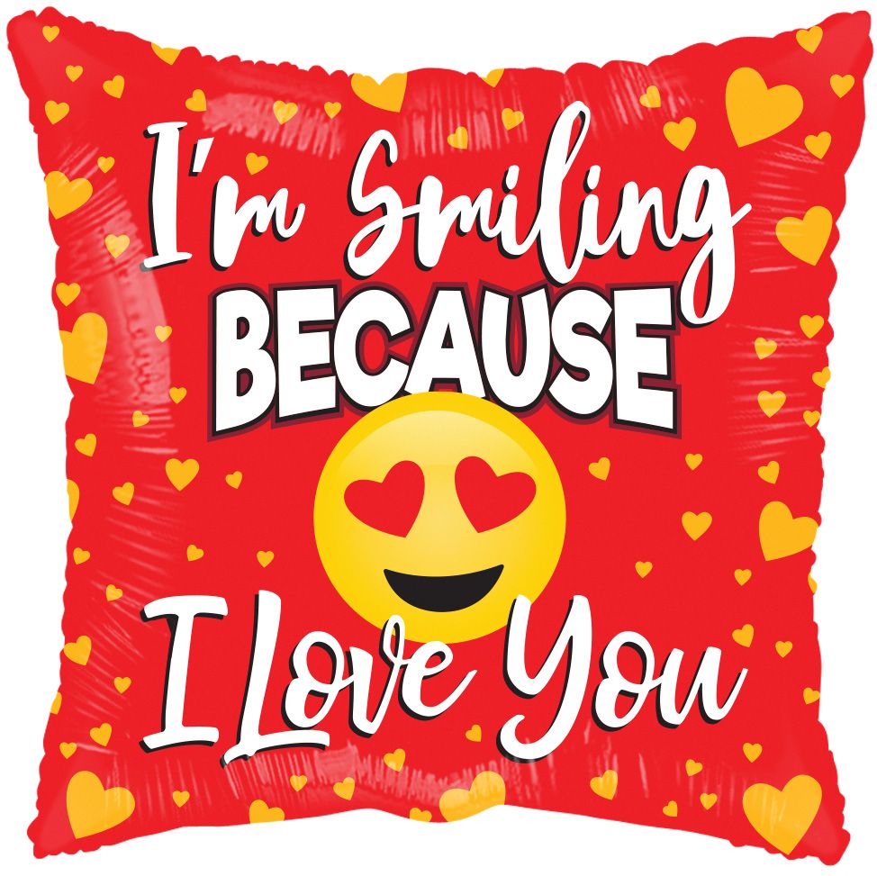 18" Love Smiling Balloon