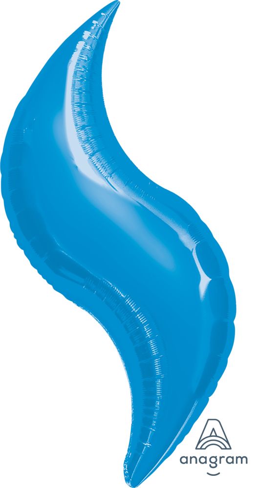Curve 42" Blue Balloon