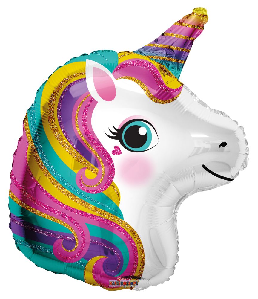 12" Colorful Unicorn Balloon