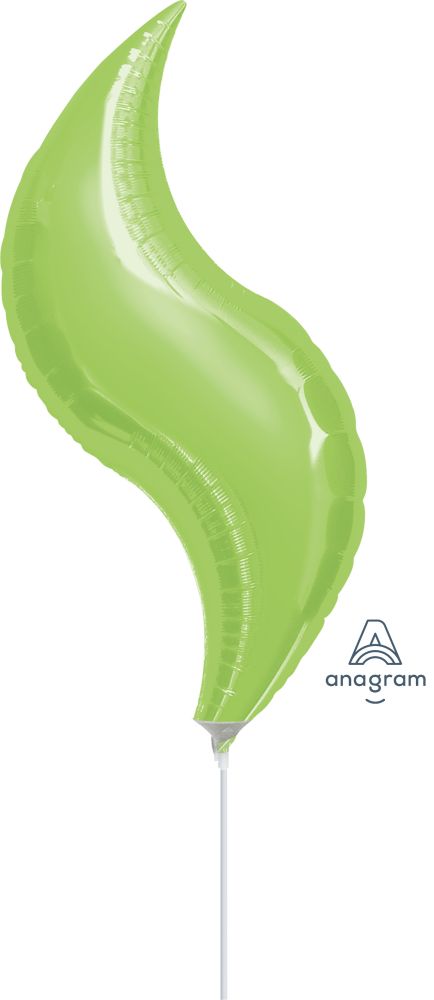 Curve 28" Lime Balloon