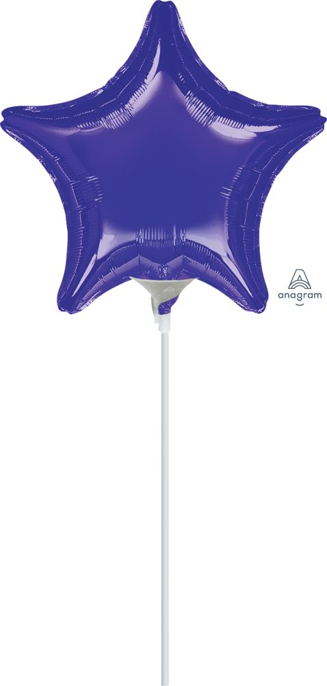 09" Purple Star Balloon