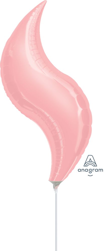 Curve 28" Pastel Pink Balloon