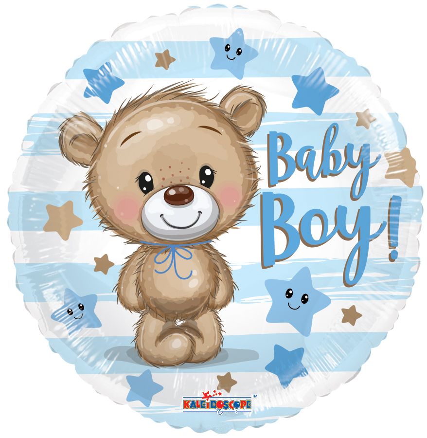 04" Baby Boy Bear Balloon