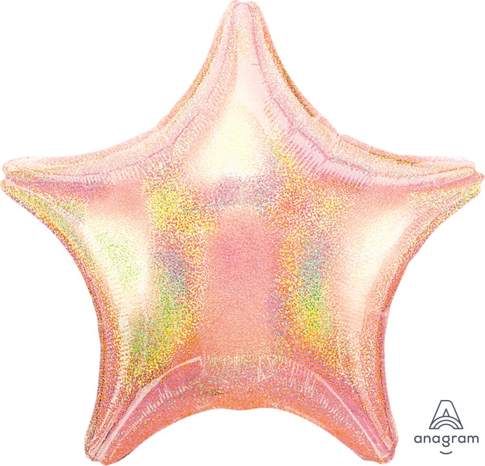18" Dazzler Pastel Pink Star (non-packaged) Balloon