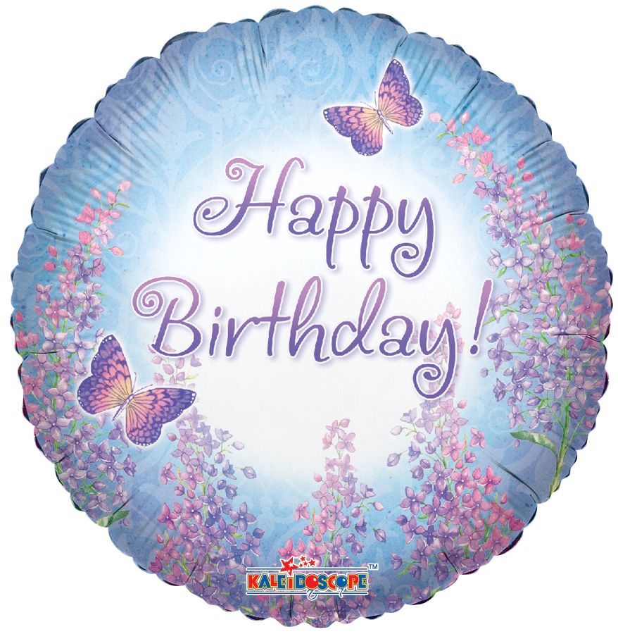18" Purple Lilacs Balloon