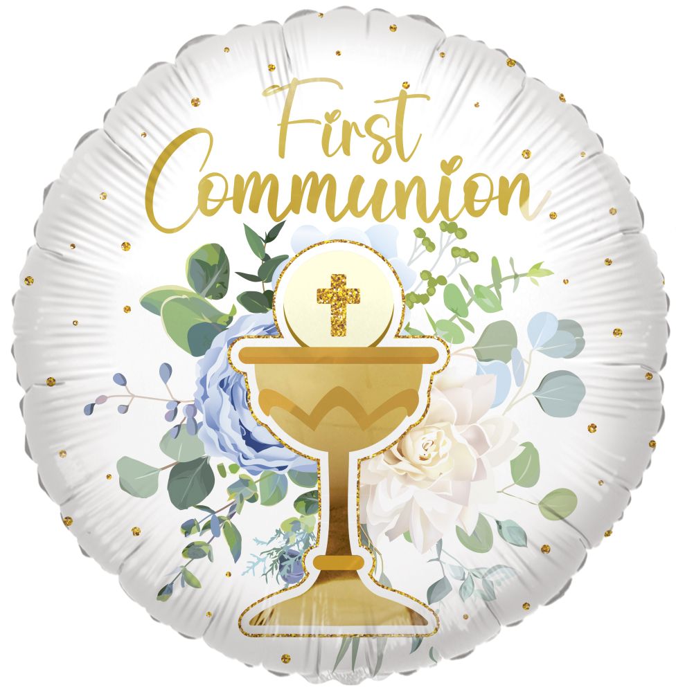 18" First Communion Cross Balloon